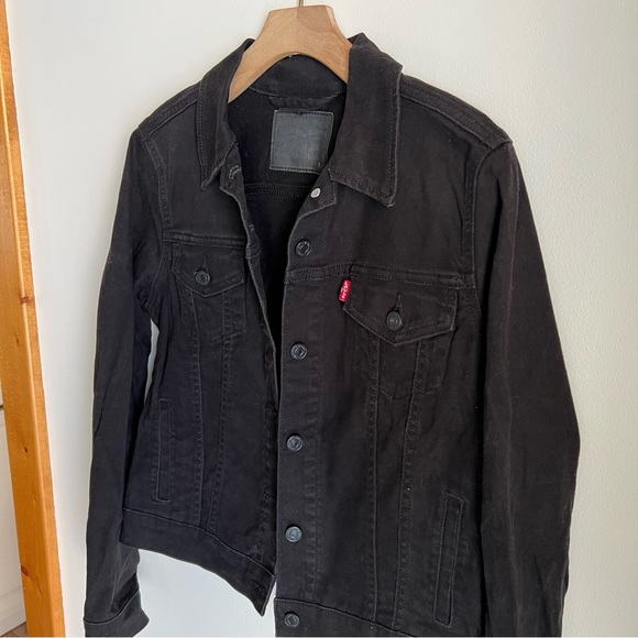 LEVI’S ORIGINAL TRUCKER JACKET in Black - Picture 6 of 7
